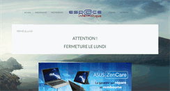 Desktop Screenshot of espaceinformatique.fr